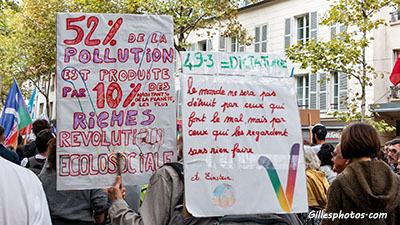 Manifestation de la NUPES 16 octobre 2022